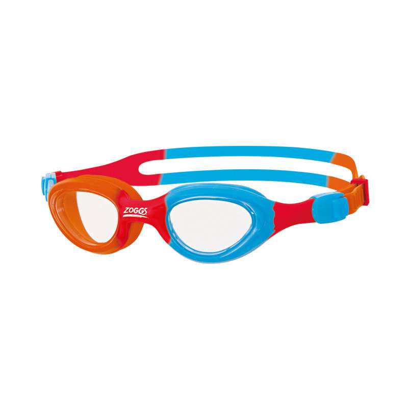 Lunettes Enfants ( 0 à 6 ans ) Zoggs Little Super Seal - Clear/ Orange & Red