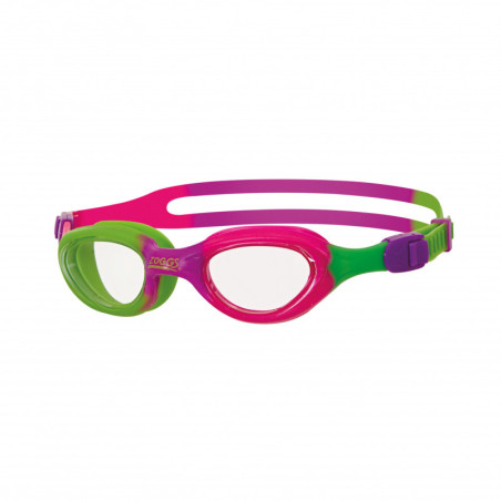Lunettes Enfants Zoggs Little Super Seal - 0 à 6 ans ( Clear/ Lime & Purple ) Lunettes Enfants Zoggs Little Super Seal - 0 à 6 ans ( Clear/ Lime & Purple )