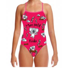 SWEAMS MON PETIT KOALA - Maillot femme 1 piece bretelles fines