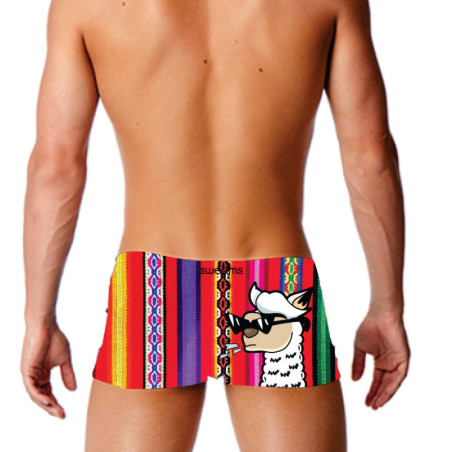 SWEAMS TRUNKS LAMA STYLE - Boxer Natation Homme | Les4Nages