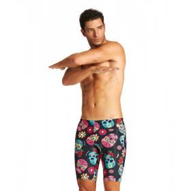 ARENA CRAZY SKULLS CARNIVAL Jammer - Black Multi - Jammer Natation Homme