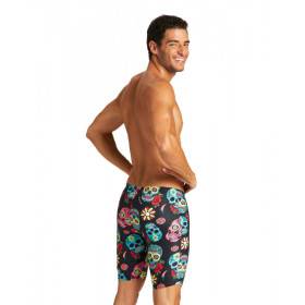 ARENA CRAZY SKULLS CARNIVAL Jammer - Black Multi - Jammer Natation Homme