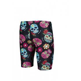 ARENA CRAZY SKULLS CARNIVAL Jammer - Black Multi - Jammer Natation Homme