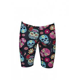 ARENA CRAZY SKULLS CARNIVAL Jammer - Black Multi - Jammer Natation Homme