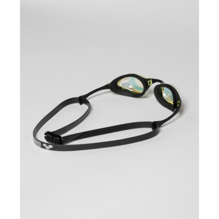 ARENA Cobra SWIPE MIRROR Yellow Copper Black - Lunettes Natation Noir et Jaune | Les4Nages ARENA Cobra SWIPE MIRROR Yellow Copper Black - Lunettes Natation Noir et Jaune | Les4Nages