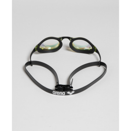 ARENA Cobra SWIPE MIRROR Yellow Copper Black - Lunettes Natation Noir et Jaune | Les4Nages ARENA Cobra SWIPE MIRROR Yellow Copper Black - Lunettes Natation Noir et Jaune | Les4Nages