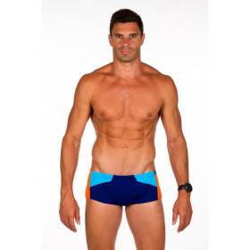 ZEROD Trunks Dark Blue / Atoll / Orange Trunks Natation - Boxer Natation Homme