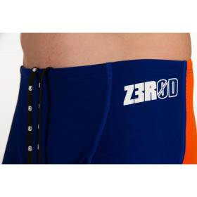 ZEROD BOXER Dark Blue / Atoll / Orange - Aquashort Natation Homme