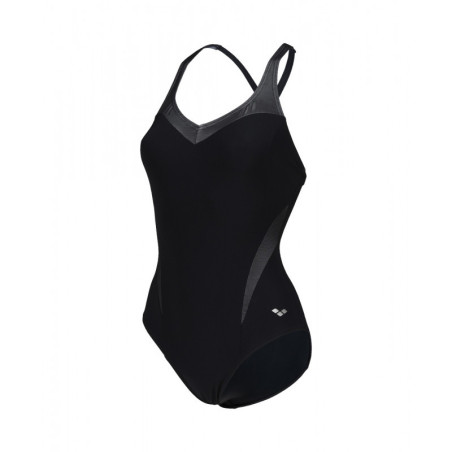 Arena Bodylift ISABEL Light Cross Back - Black White - Maillot Natation & Aquagym Arena Bodylift ISABEL Light Cross Back - Black White - Maillot Natation & Aquagym