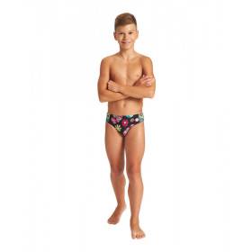 ARENA Crazy Skulls Carnival (6-14 ans) Junior Brief - Maillot Natation Garçon