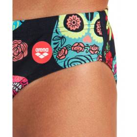 ARENA Crazy Skulls Carnival (6-14 ans) Junior Brief - Maillot Natation Garçon