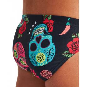 ARENA Crazy Skulls Carnival (6-14 ans) Junior Brief - Maillot Natation Garçon