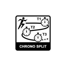 Chronometre IHM 200 mémoires 0515CA - 3 lignes d'affichage 