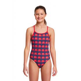 Funkita Fille (8-14 ans) Lip Service - Diamond Back - Maillot de bain Natation Fille 1 piece