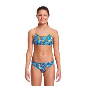 Maillot FUNKITA Fille (8-14ans) Big Cat Bash - Racerback 2 pieces