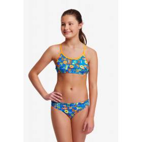 Maillot FUNKITA Fille (8-14ans) Big Cat Bash - Racerback 2 pieces - Maillot de bain Natation Fille 2 pieces