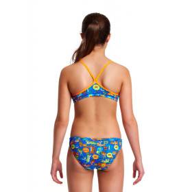 Maillot FUNKITA Fille (8-14ans) Big Cat Bash - Racerback 2 pieces - Maillot de bain Natation Fille 2 pieces