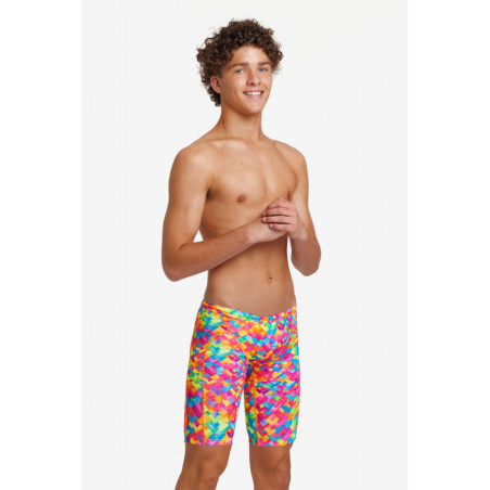 Funky Trunks Boy (8-14ans) Stroke Rate - Jammer Natation Garçon | Les4Nages Funky Trunks Boy (8-14ans) Stroke Rate - Jammer Natation Garçon | Les4Nages