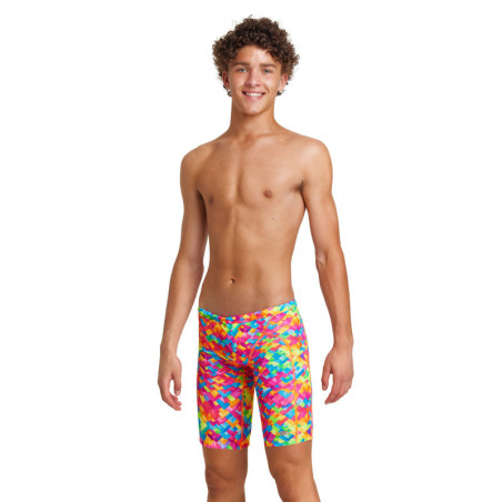 Funky Trunks Boy (8-14ans) Stroke Rate - Jammer Natation Garçon | Les4Nages Funky Trunks Boy (8-14ans) Stroke Rate - Jammer Natation Garçon | Les4Nages