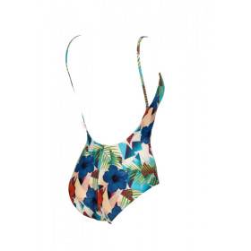  ARENA Women's Swimsuit U BACK Allover Martinica Multi - Maillot Natation & Plage Femme 