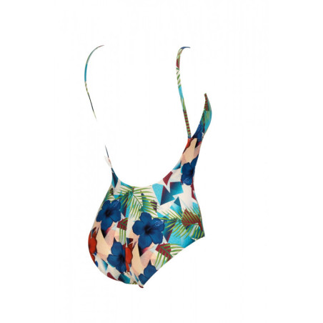  ARENA Women's Swimsuit U BACK Allover Martinica Multi - Maillot Natation & Plage Femme | Les4Nages