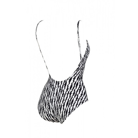 ARENA Women's Swimsuit U BACK Allover Black Multi - Maillot Natation & Plage Femme | Les4Nages