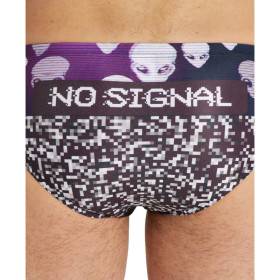 Arena CRAZY ARENA Swim Brief placement BLACK-MULTI - Maillot Natation Homme