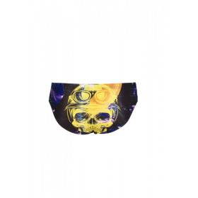 CRAZY ARENA Swim Brief placement BLACK-MULTI - Maillot Natation Homme
