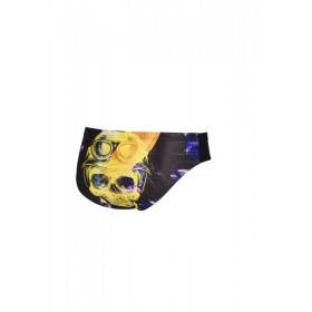 CRAZY ARENA Swim Brief placement BLACK-MULTI - Maillot Natation Homme