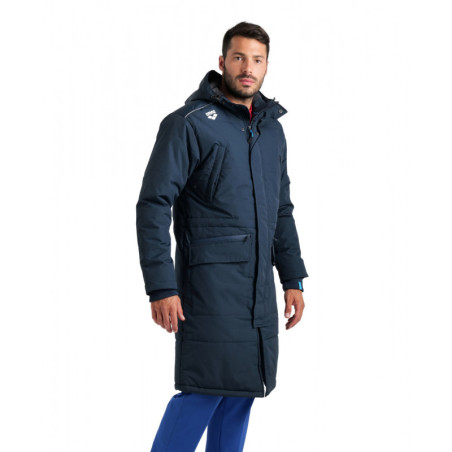 Parka ARENA Team Solid Navy Parka ARENA Team Solid Navy