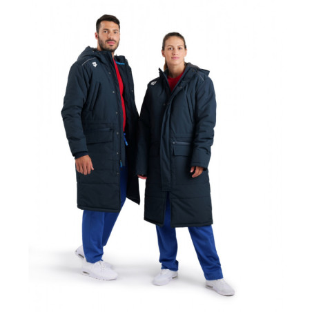 Parka ARENA Team Solid Navy | Les4Nages Parka ARENA Team Solid Navy | Les4Nages