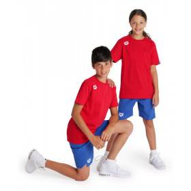 Tee shirt Arena JR TEAM T-SHIRT PANEL Red - Tee shirt Junior unisexe