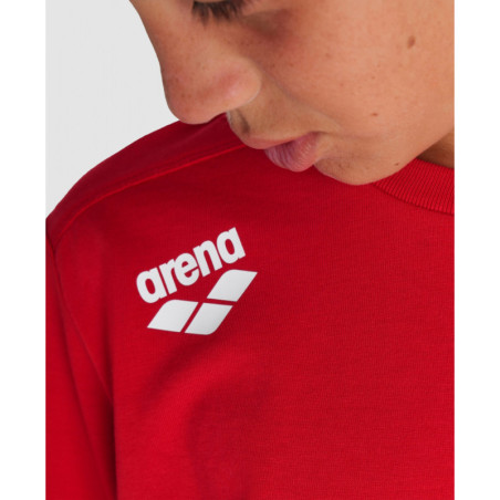 Tee shirt Arena JR TEAM T-SHIRT PANEL Red - Tee shirt Junior unisexe | Les4Nages
