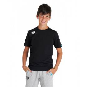 Tee shirt Arena JR TEAM T-SHIRT PANEL Black - Tee shirt Junior unisexe