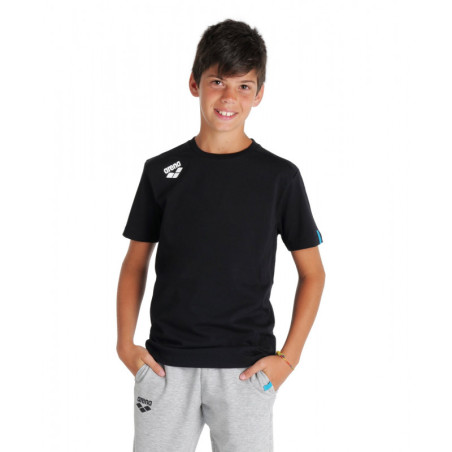 Tee shirt Arena JR TEAM T-SHIRT PANEL Black - Tee shirt Junior unisexe | Les4Nages