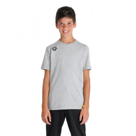 Tee shirt Arena JR TEAM T-SHIRT PANEL Medium Grey Heather - Tee shirt Junior unisexe | Les4Nages