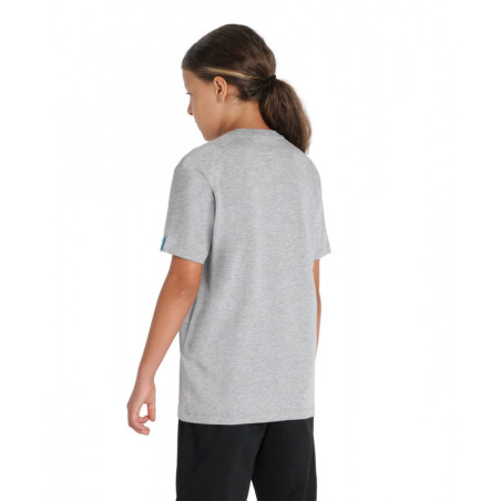 Tee shirt Arena JR TEAM T-SHIRT PANEL Medium Grey Heather - Tee shirt Junior unisexe | Les4Nages