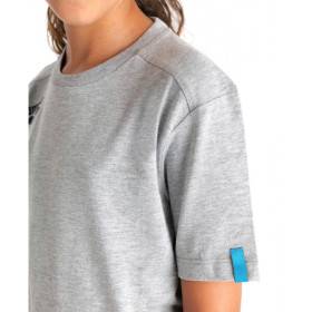 Tee shirt Arena JR TEAM T-SHIRT PANEL Medium Grey Heather - Tee shirt Junior unisexe