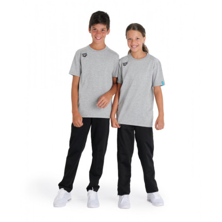 Tee shirt Arena JR TEAM T-SHIRT PANEL Medium Grey Heather - Tee shirt Junior unisexe | Les4Nages