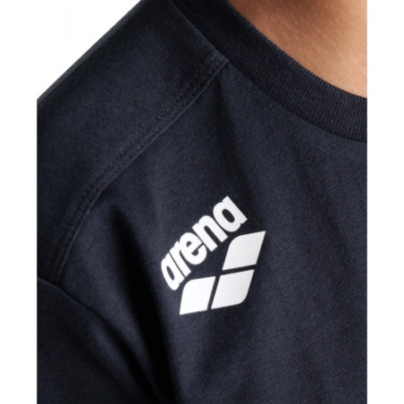 Tee shirt Arena Junior TEAM T-SHIRT PANEL Navy - Tee shirt Junior unisexe | Les4Nages