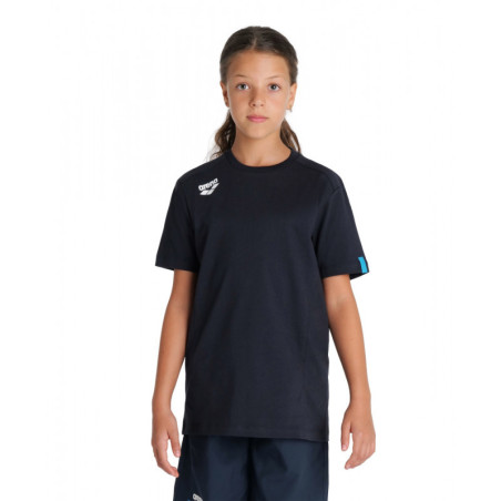 Tee shirt Arena Junior TEAM T-SHIRT PANEL Navy - Tee shirt Junior unisexe | Les4Nages