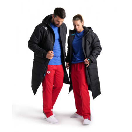 Parka ARENA Team Solid Black Parka ARENA Team Solid Black