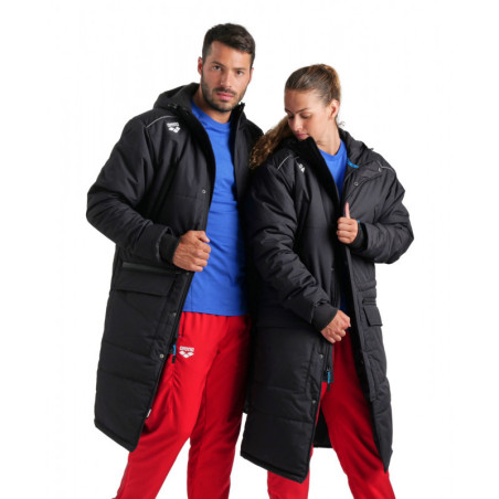 Parka ARENA Team Solid Black | Les4Nages Parka ARENA Team Solid Black | Les4Nages