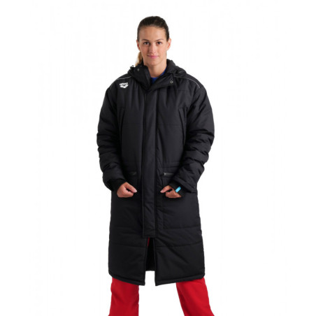 Parka ARENA Team Solid Black | Les4Nages Parka ARENA Team Solid Black | Les4Nages