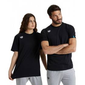 Tee shirt Arena TEAM T-SHIRT PANEL Black - Tee shirt unisexe