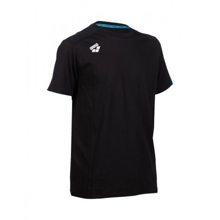 Tee shirt Arena TEAM T-SHIRT PANEL Black - Tee shirt unisexe | Les4Nages