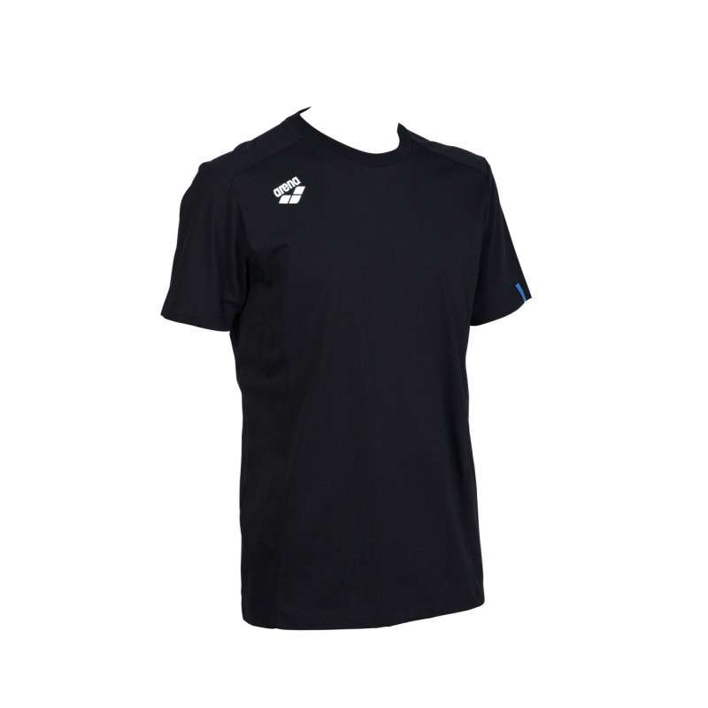 Tee shirt Arena TEAM T-SHIRT PANEL Black - Tee shirt unisexe | Les4Nages
