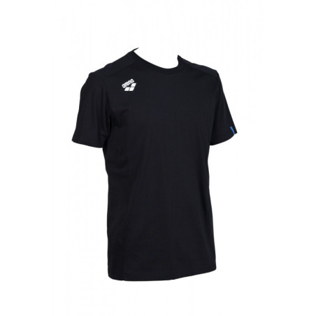 Tee shirt Arena TEAM T-SHIRT PANEL Black - Tee shirt unisexe | Les4Nages