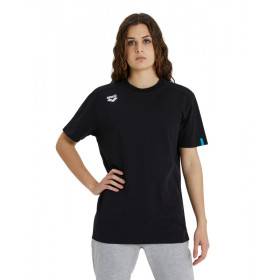 Tee shirt Arena TEAM T-SHIRT PANEL Black - Tee shirt unisexe