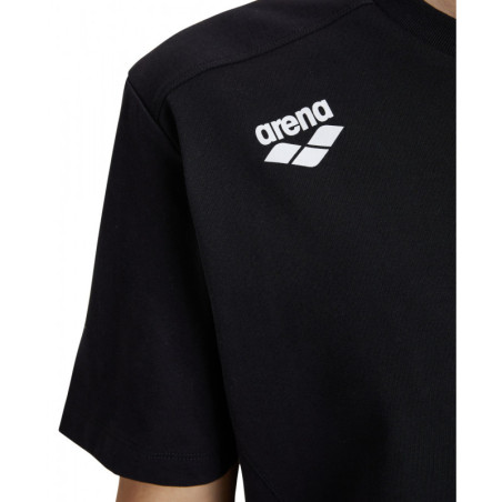 Tee shirt Arena TEAM T-SHIRT PANEL Black - Tee shirt unisexe | Les4Nages